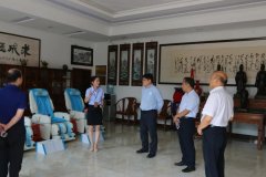 河南省教育厅领导及河南中医药大学领导一行参观元化公司